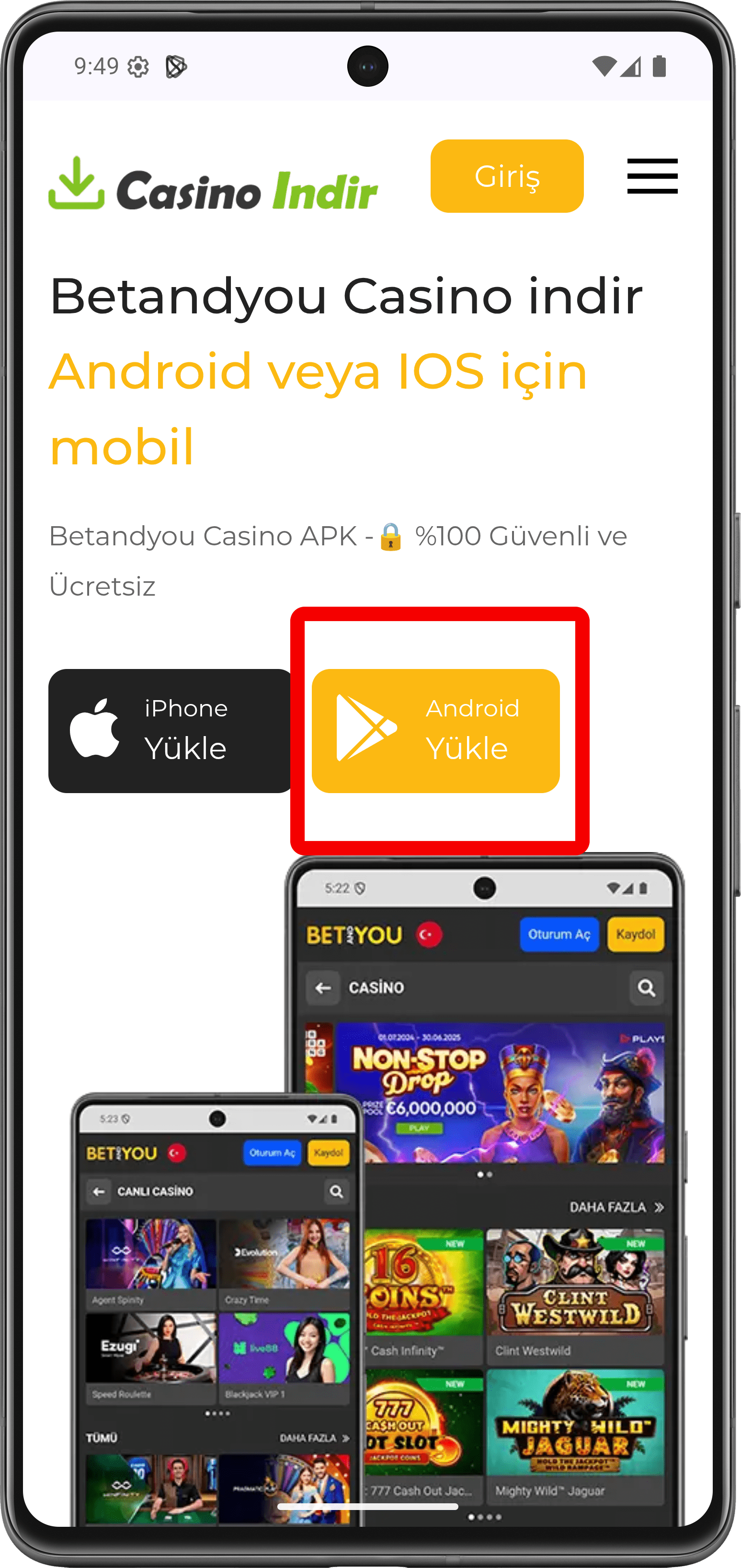 Betandyou indir